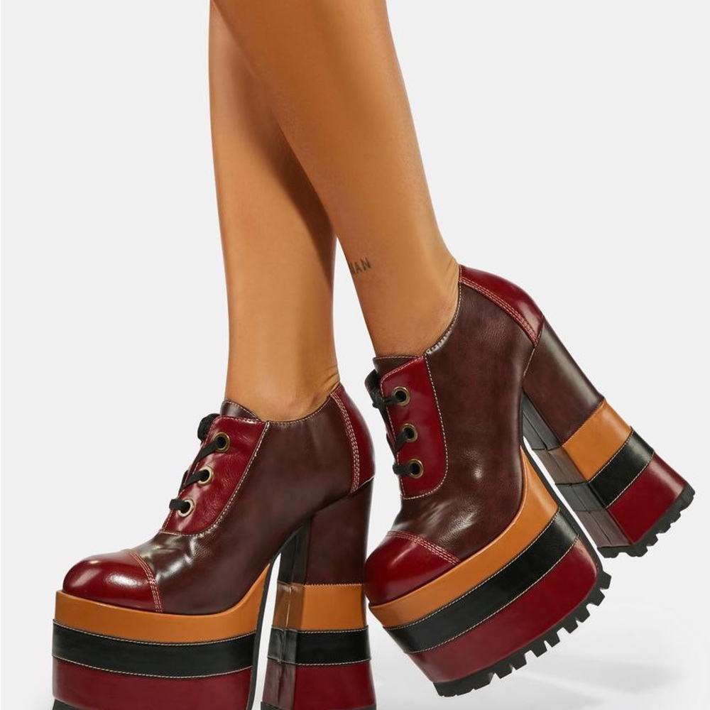 Funky sole platform oxford